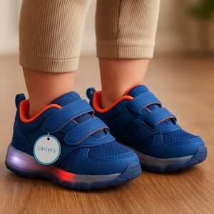 NWT Carters light up velcro shoes